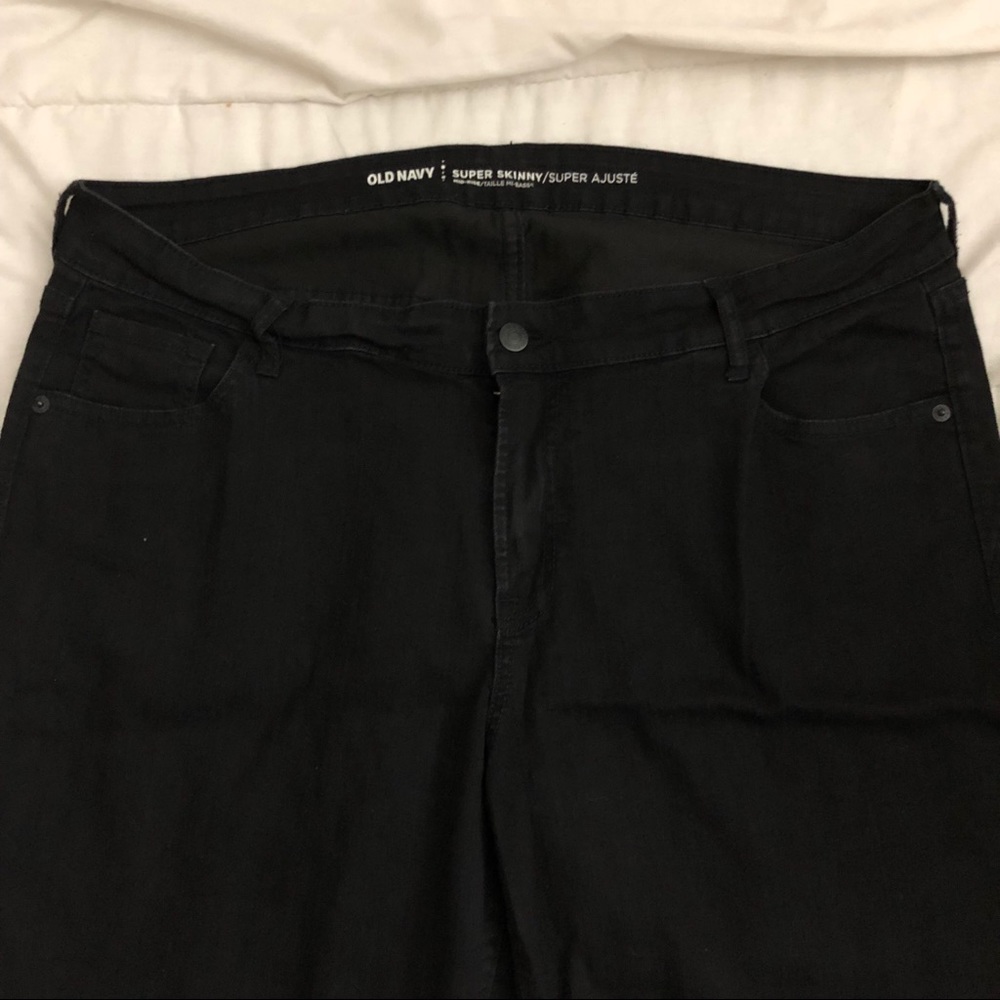 Old navy black high waisted jeans